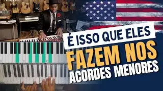 TÉCNICA DO GOPEL AMERICANO PARA ACORDES MENORES || Tutorial de Teclado
