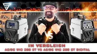 STAHLWERK - AC/DC Schweißgeräte im Vergleich - AC/DC WIG 200 ST vs AC/DC WIG 200 ST Digital