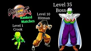 Dragonball FighterZ Ranked Matches-Going from Level 1 Saibamen Crook to Level 35 Namekian Boss