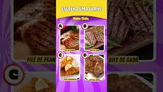 SÓ PODE ESCOLHER UM #adivinha #desafio #comida #escolhas