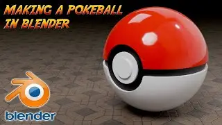 How to Make a Pokeball in Blender