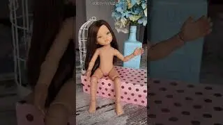 Сделать голову куклы наклонной,видео к мастер-классу