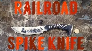 Forging a Railroad Spike Knife