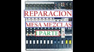 01 - REPARACION MESA DE MEZCLAS PROFESIONAL SOUNDCRAFT EFX8 FALLOS EN POTENCIOMETRO DESLIZANTE FADER