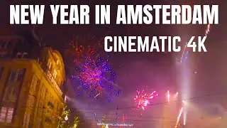 Amsterdam New years Eve Fire works 2024