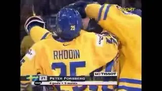 Sverige   Finland 6 – 5 Vändningen i VM 2003