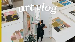 Behind The Scenes of a FULL-TIME Artist's Studio Day