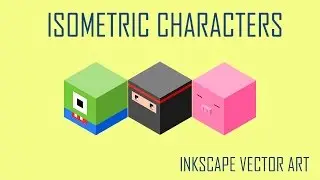 Simple Isometric Characters - Vector Game Art in Inkscape | MadFireOn |