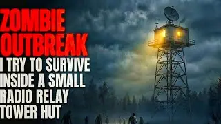 ZOMBIE OUTBREAK: I Try to Survive Inside a Small Radio Relay Tower Hut