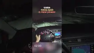 SETTING THE HANDBRAKE DOWNHILL ON A SNOWY ROAD?