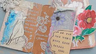 Use Paper, Magazines, & Stamps To Create A Bloom Book!  | Junk Journal January