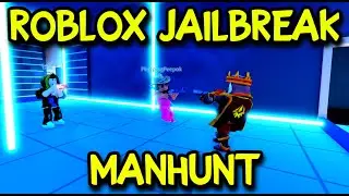 1 RUNNER VS 2 HUNTERS (ROBLOX JAILBREAK MANHUNT-SEASON 6)