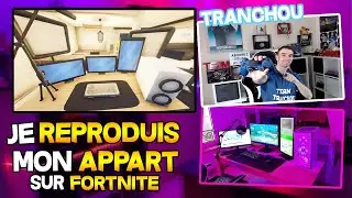 JE REPRODUIS MON APPART SUR FORTNITE (le setup est fou)