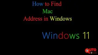 How to get MAC address in Windows|| How to get mac address in windows||