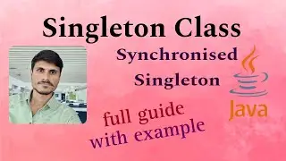 Singleton Design Pattern in Java - Step-by-Step Tutorial | With Example