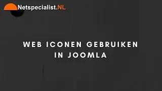 webiconen gebruiken in joomla