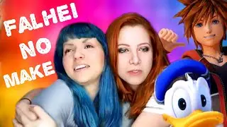 Imitei uma make de Kingdom Hearts 3 - Feat. Nay Firens