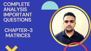 Important Questions of Matrices#Class-12#Chapter-3#Matrices#Maths
