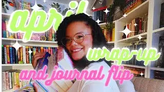 books I read in april  & journal flip thru
