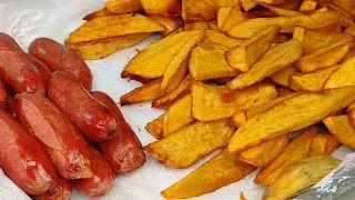Crispy Sweet Potato Fries 🍟|| #Carol Errand Services