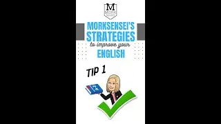 Morksensei's Strategies to Improve your English - TIP 1: Use a Monolingual Dictionary #shorts