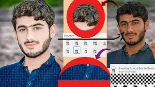 Face Smooth And Stylish beard photo editing in Mobile//How to set Stylish Beard in Mobile