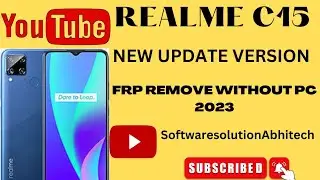 REALME C15 (RMX 2195) FRP BYPASS WITHOUT PC IN 2023