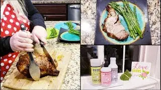 Cook & Clean With Me | Easy Rotisserie Pork Recipe