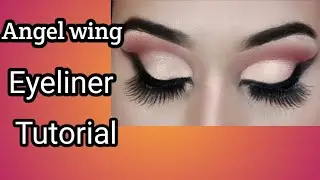 How to apply Angel wings eyeliner | bold angel liner look |angel wings eyeliner | Angel eyes makeup