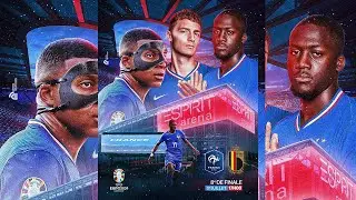 Comment réaliser un sport design Euro France vs Belgique Partie 1