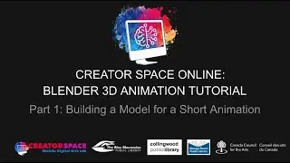 Creator Space Online: Blender 3D Animation Tutorial Part1