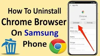 How To Delete Google Chrome Application | chrome browser ko uninstall kaise kare