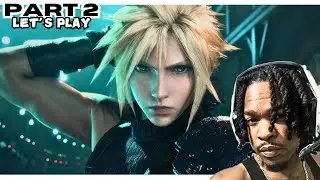 FINAL FANTASY 7 REMAKE FIRST TIME PLAYING IN 2024! PART 2 (Square enix)