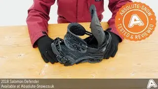 2017 / 2018 | Salomon Defender Snowboard Bindings | Video Review
