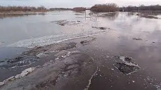Льдины пошли Большой Иргиз