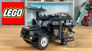 Custom LEGO Armored Police SWAT Truck by BrickDesigners