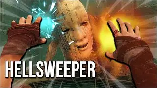 Hellsweeper | Shooting A Horse Demon While Backflipping!!