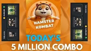 5 Million Combo Card today | Hamster kombat | Telegram earning project | Online earning Website