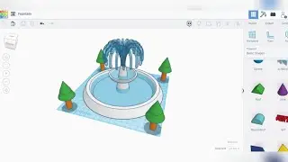 How to design a Fountain in TinkerCad | For Beginners || Step by Step Guide