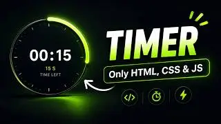 How to Create Stopwatch using HTML CSS and JavaScript