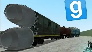 Gmod Sandbox - Train Fart Rocket, Kite Fail Winning
