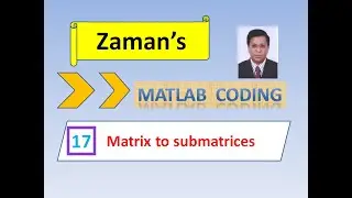 MATLAB: Matrix to submatrices