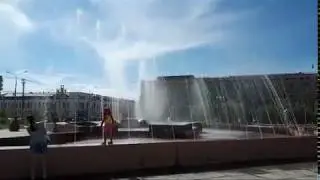Вспоминая лето 2018! Август! Фонтан на площади Ленина!