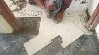 Great Tiling Skills | Great technique in construction
