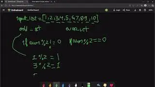 Python program to separate odd and even numbers from a list into two sets