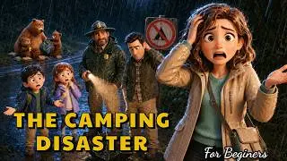 Our Camping Trip Was a Total Disaster! | Easy English Listening Practice (A2 Level)