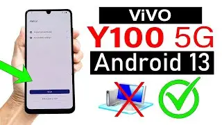 Vivo Y100 FRP BYPASS ANDROID 13 ,Without pc vivo v2342 frp bypass