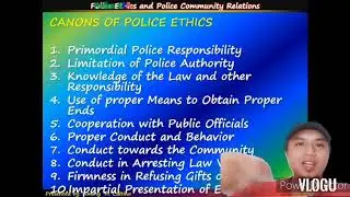 POLICE ETHICS AND VALUES 02