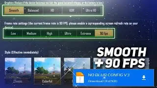 BEST FPS BOOSTER PUBG MOBILE 60/90 FPS NO LAG , NO FRAME DROP  , COMPATETIVE CONFIG 2021 UPDATED 0.1
