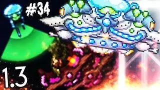 Прохождение Terraria expert 1.3 часть 34 - Марсианское безумие (Martian madness) И ТЕРРА-МЕЧ